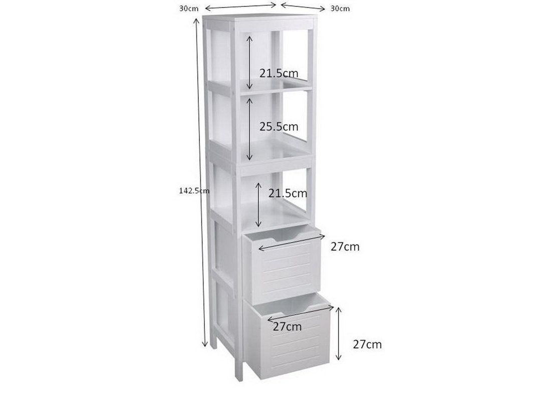 tall bathroom cabinet 30cm wide